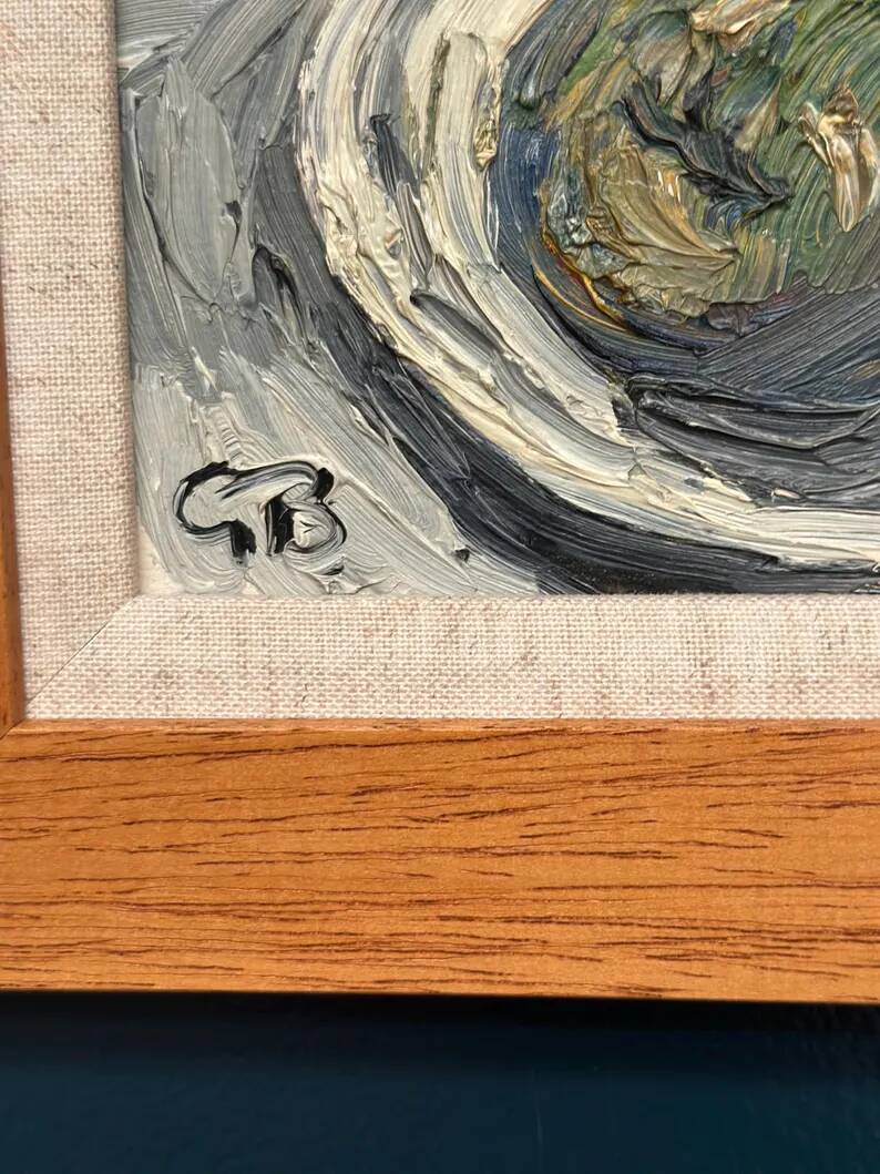 Original Swedish Oil on Panel – “Still Life” by Göran Brunius (1911–2005) – Signed