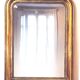 Old large Louis Phillipe mirror, gilded with gold leaf - Emilien"