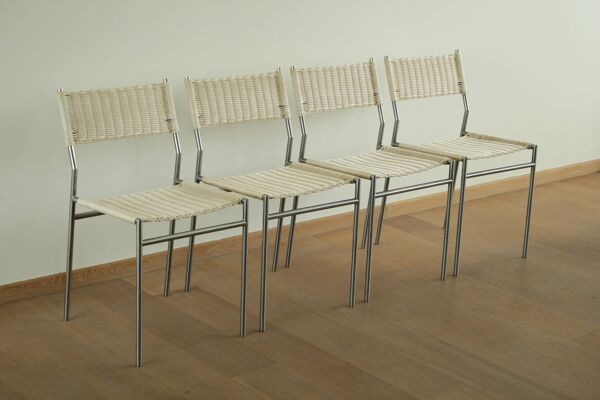 Ensemble de quatre chaises de salle à manger par Martin Visser pour 't Spectrum