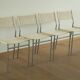 Ensemble de quatre chaises de salle à manger par Martin Visser pour 't Spectrum
