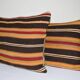Set of 2 vintage kilim cushion covers 61x46 cm