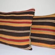Set of 2 vintage kilim cushion covers 61x46 cm