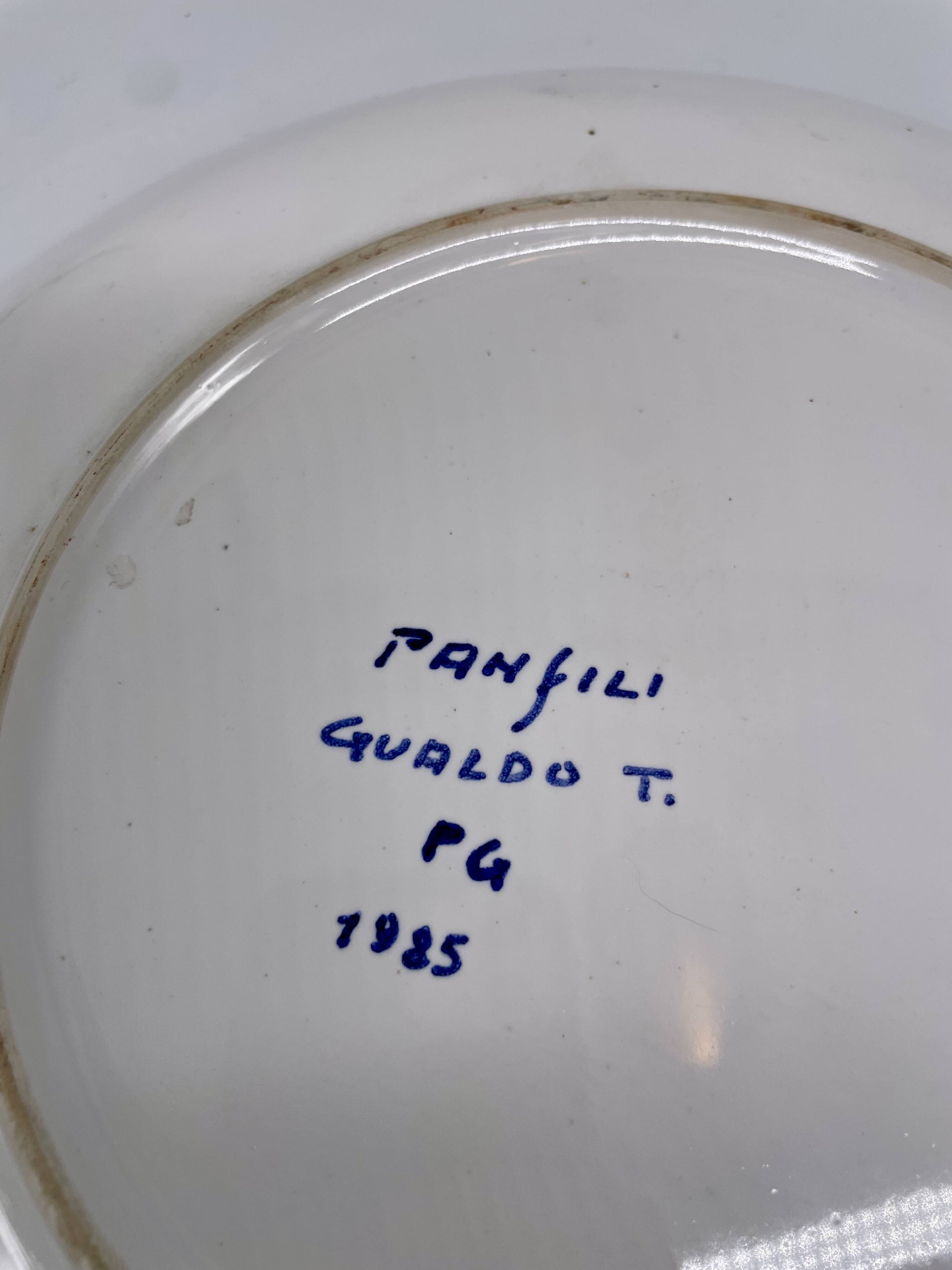 Pair of Gualdo Tadino plates