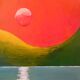 Moon Reflections, modern, signed William Joël