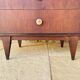 Commode haute vintage en chêne  à 5 tiroirs, circa 1950s