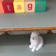 Etagere en rotin vintage