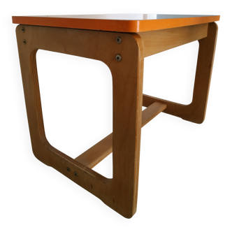 Children's desk 1960 wood and formica