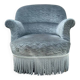 Petrol blue armchair