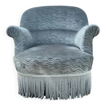 Petrol blue armchair