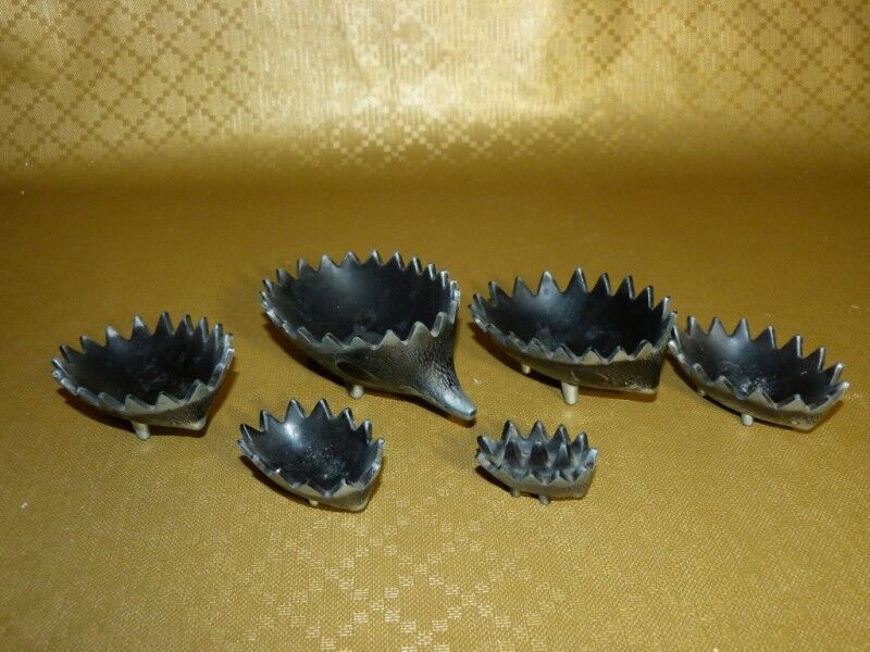 Hedgehog ashtray set