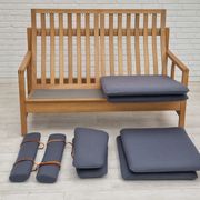 1970s, Danish design by Børge Mogensen, sofa model 2252, oak, furniture wool