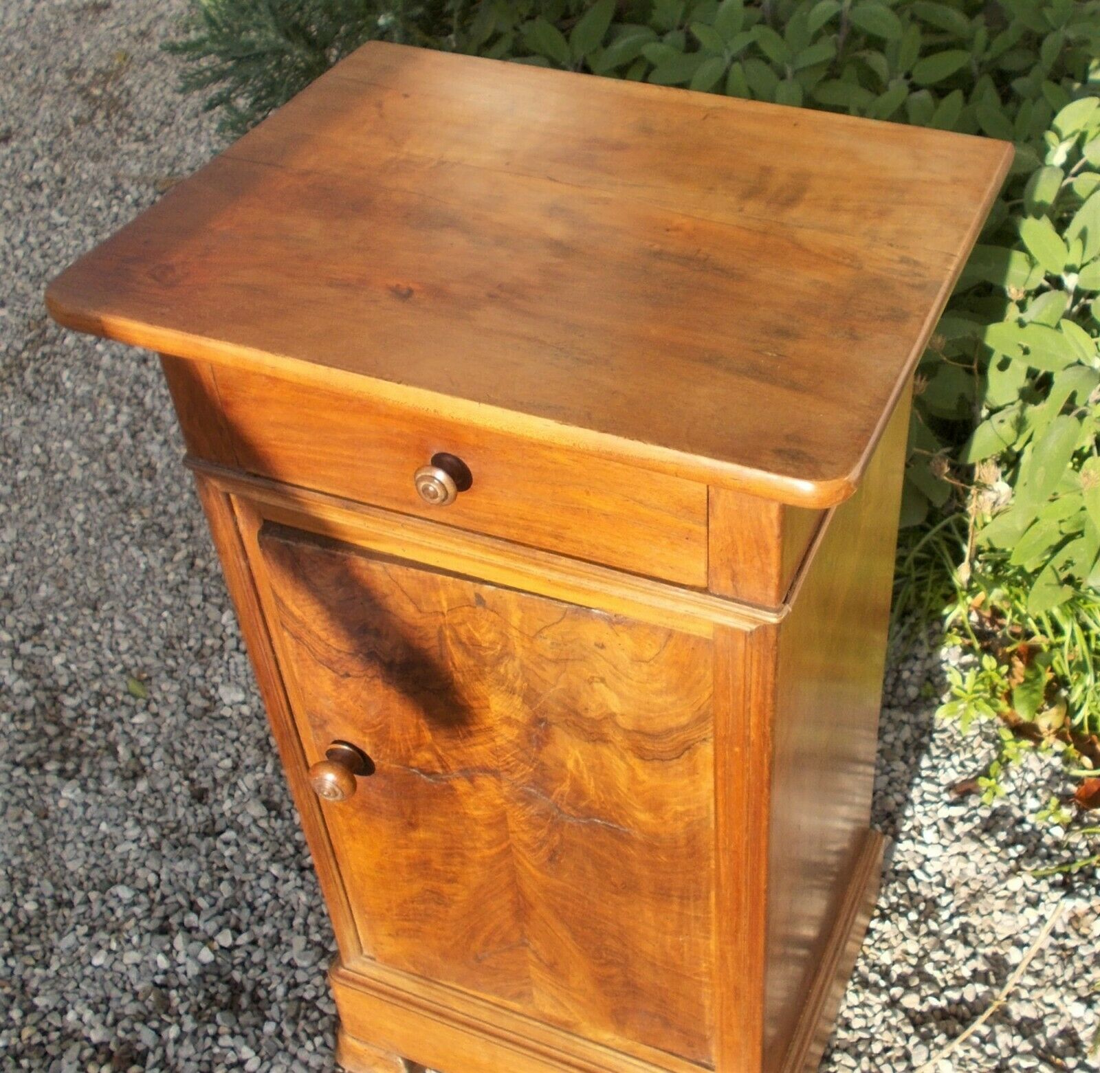 Antique french bedside cabinet