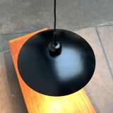 Postmodern vintage pendant lamp with counterweight by Metalarte, 1980s.