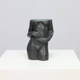 Female Torso Sculpture in Bronze, signed Gerard, edition 2/8