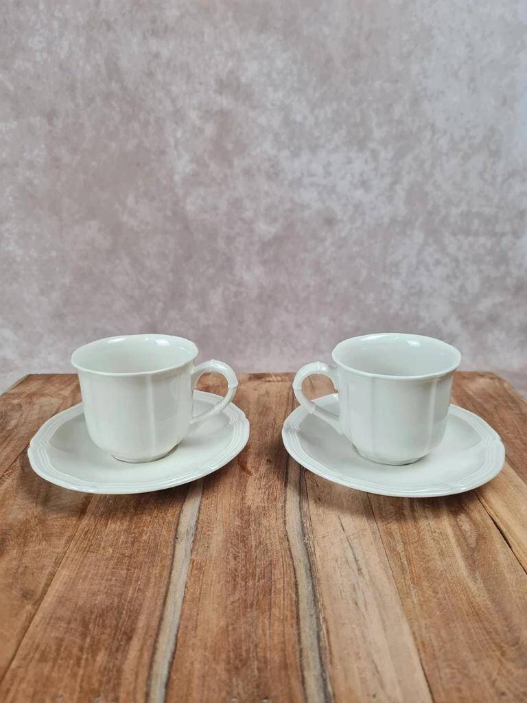 Two cups & saucers Villeroy & Boch – Manoir