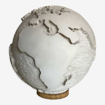 Globe plaster world map 1960
