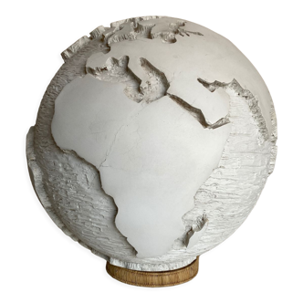 Globe plaster world map 1960
