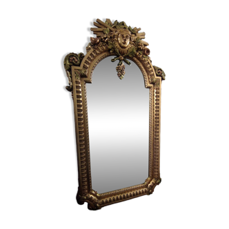Louis XIV King mirror by Vincenzo Francelli