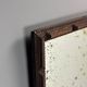 Antique tramp art folk art distressed mirror, Belgium ca 1900s