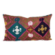Housse de coussin brodée vintage 84x56 cm