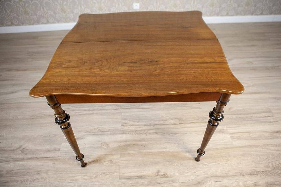 Late 19th Century Game Table with Hidden Drawer, 1890s