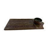 Plate and cup in Dour ceramic, by Germaine Steurs 1960
