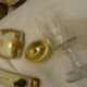 Elegant set of 8 Baccarat wine glasses