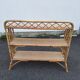 Vintage rattan shelf