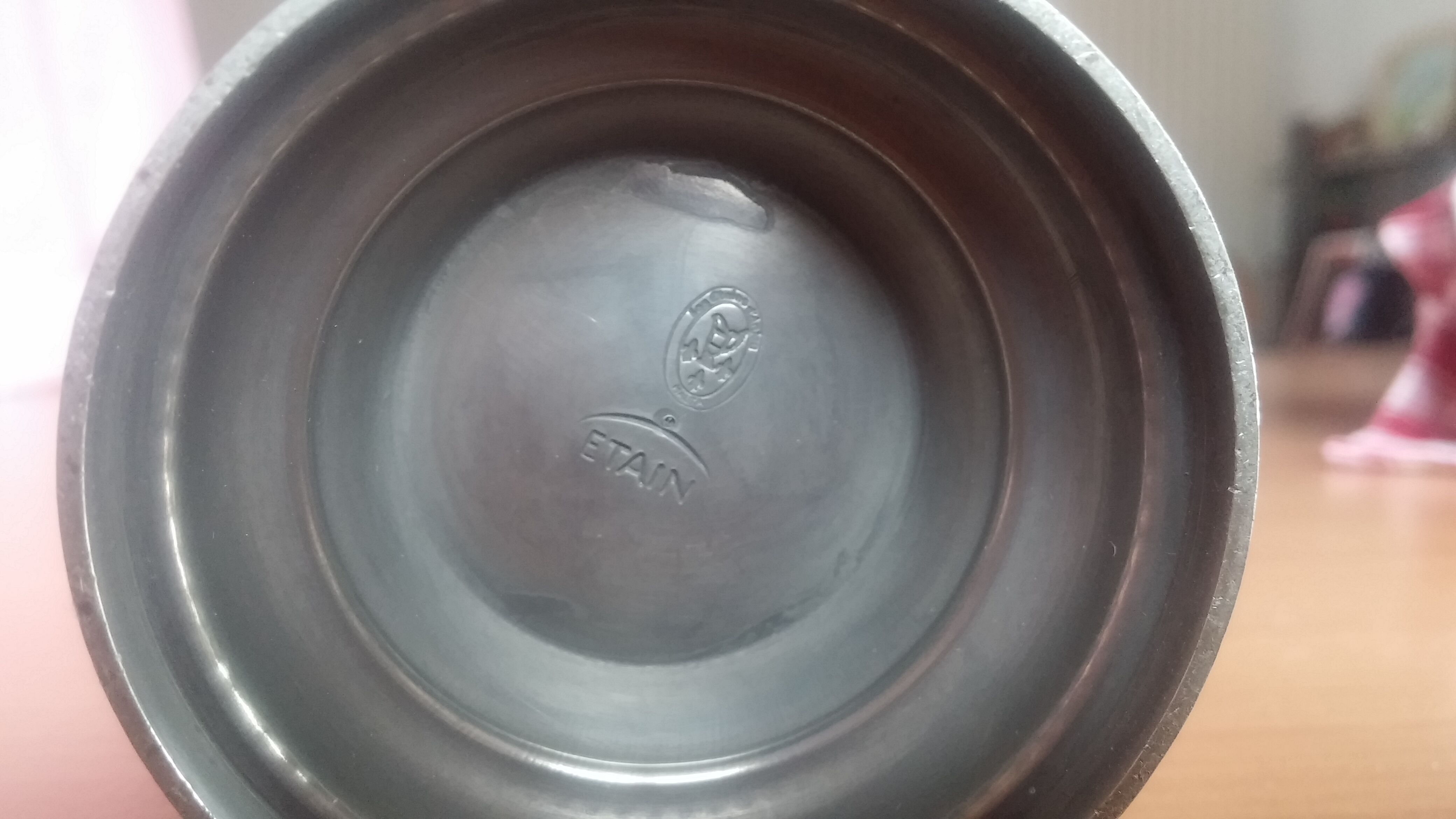Gobelet médiéval Timbale en etain