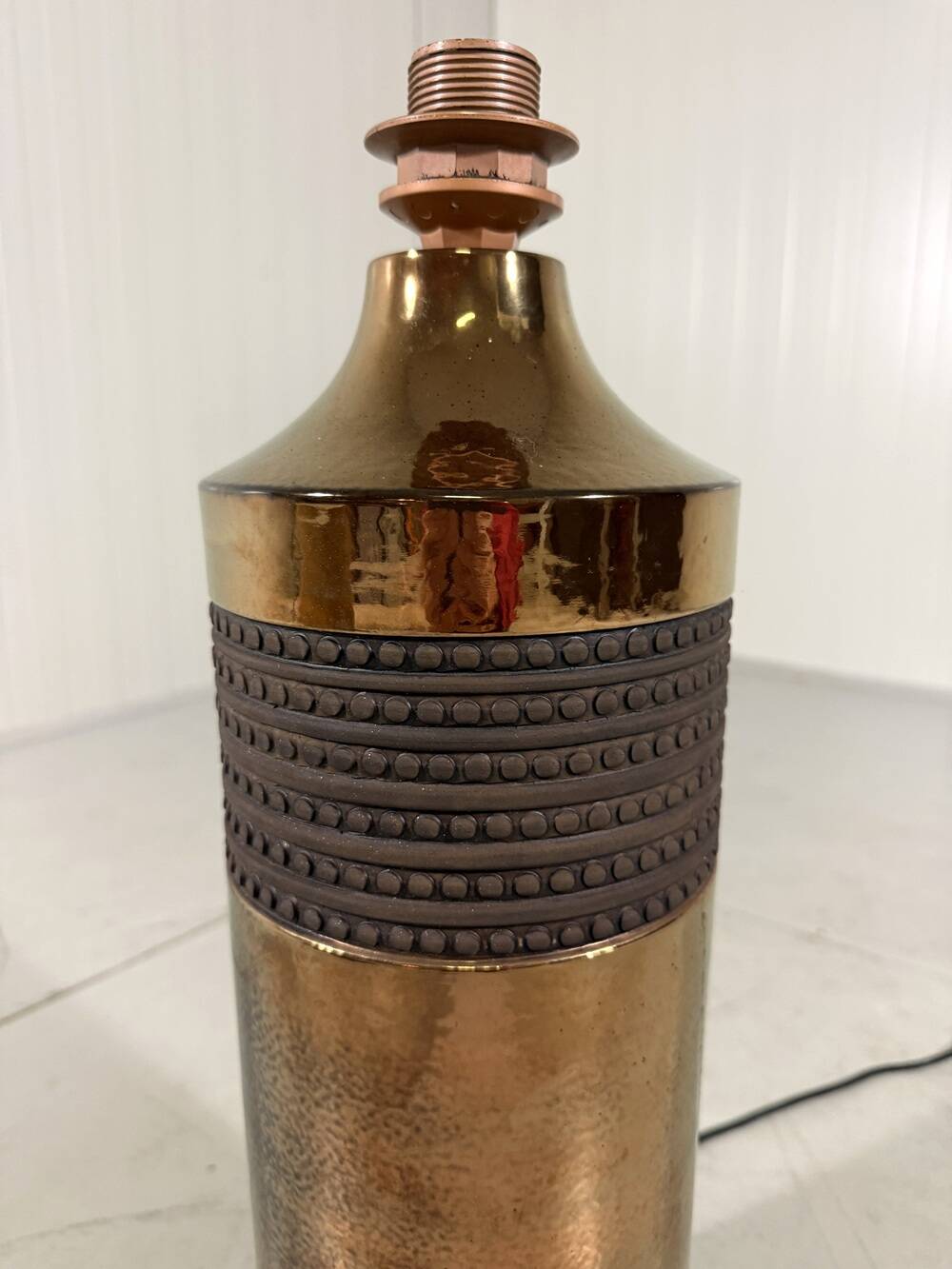 Bitossi large ceramic table lamp for Bergboms, Sweden 1960’s