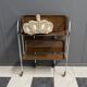 Foldable serving trolley by Bremshey & Co 1970s