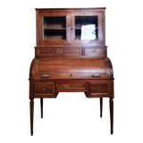 Louis XVI period cylinder desk in solid Cuban mahogany circa 1760