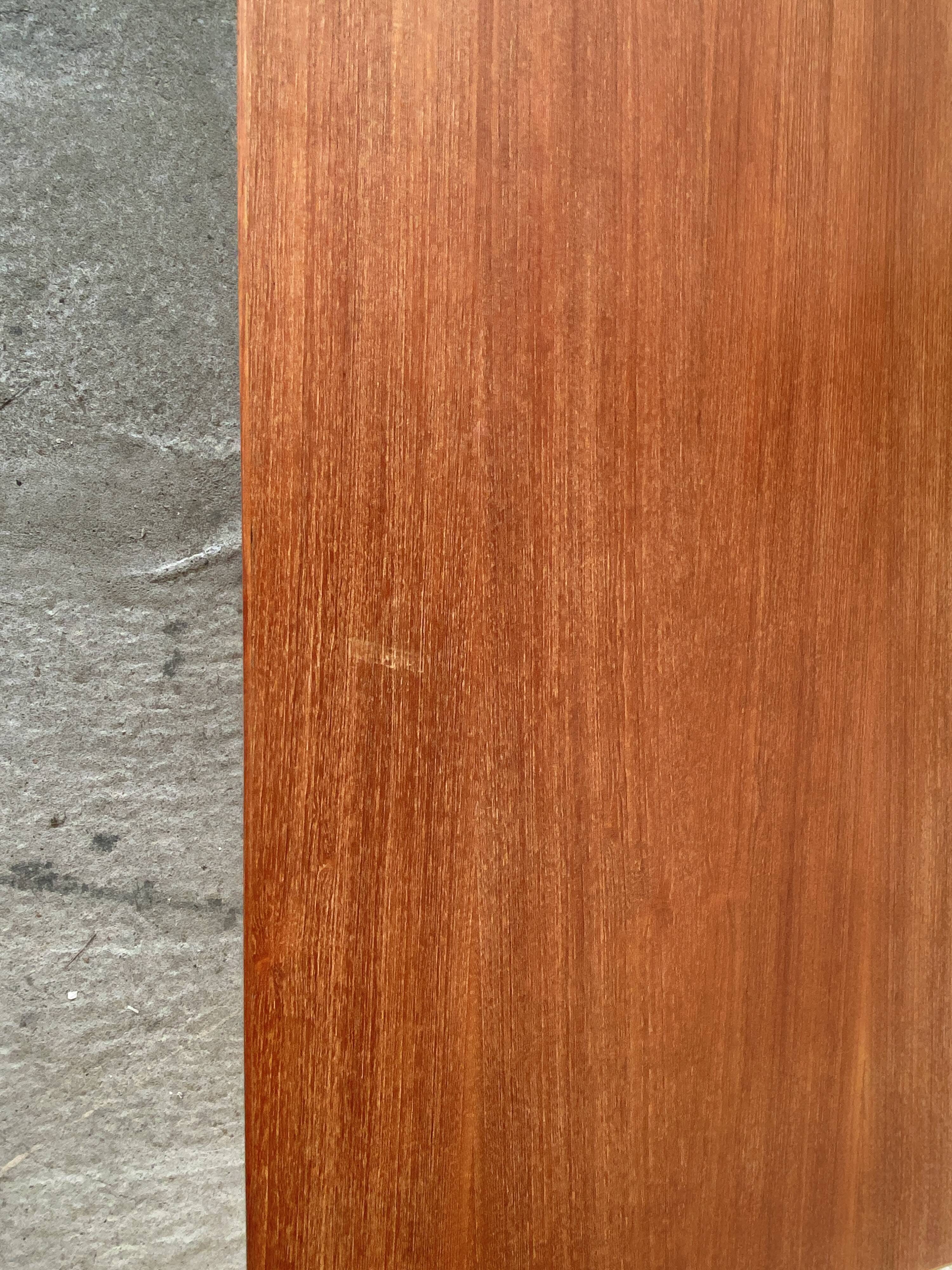 Scandinavian teak coffee table double top