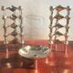 Set of 10 candlesticks and 1 Nagel cup