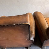 Paire de fauteuils club