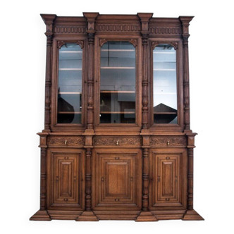 Library, France, around 1890.