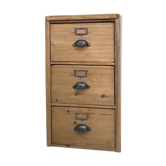 3-drawer craft furniture.