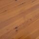 Vintage oval rectangular modernist coffee table in solid pine from the years.