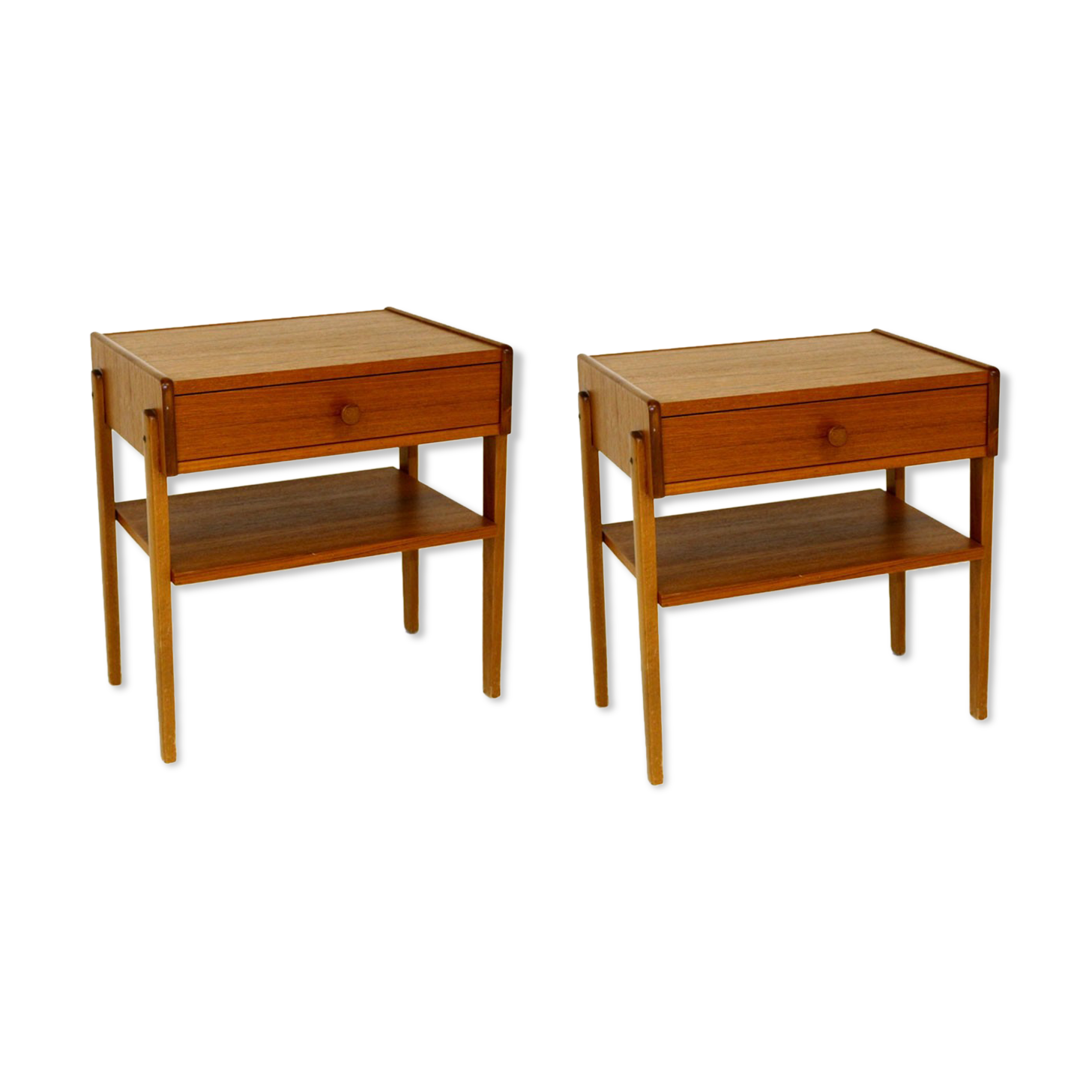Teak bedside table game, Sweden, 1960