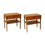 Teak bedside table game, Sweden, 1960