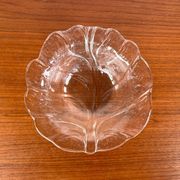 Small vintage bowl from the Eden series in glass by Lars Hellsten for Orrefors, Sweden, 1970s.