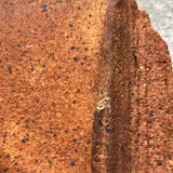 Brutalist terracotta mirror 1960