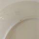 Pastoral blue decor dish, Lunéville earthenware, KG high-fire decor