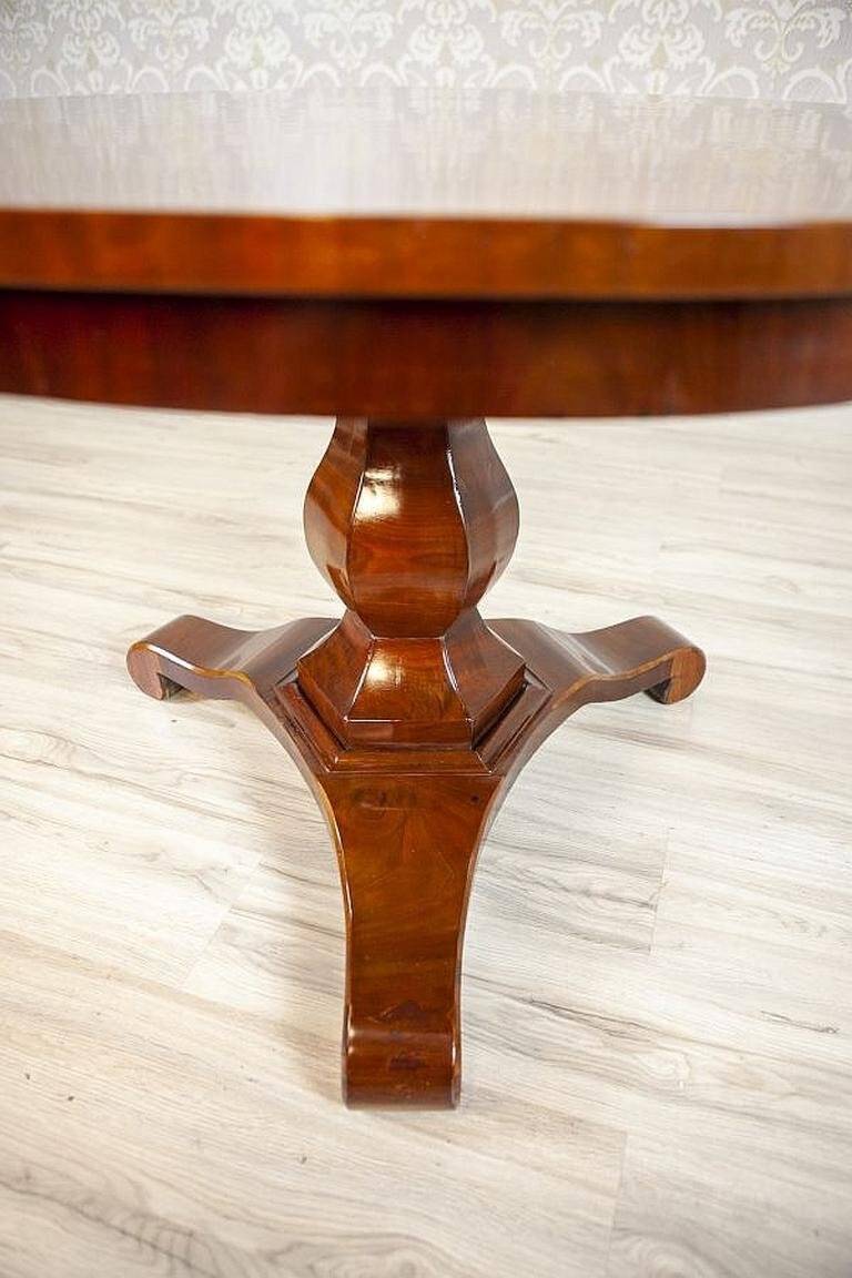Vintage Mahogany Center Table, 1950s