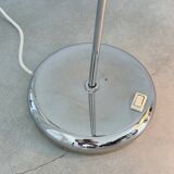 Pendulum lamp, space age design André Lavigne, Aluminor edition, France 1960