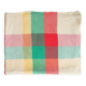 Vintage cotton checkered tablecloth