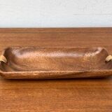 Teak bowl from the mid-century, 1960s.