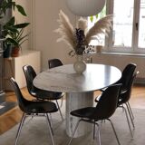 Table marble arabescato Italy vintage