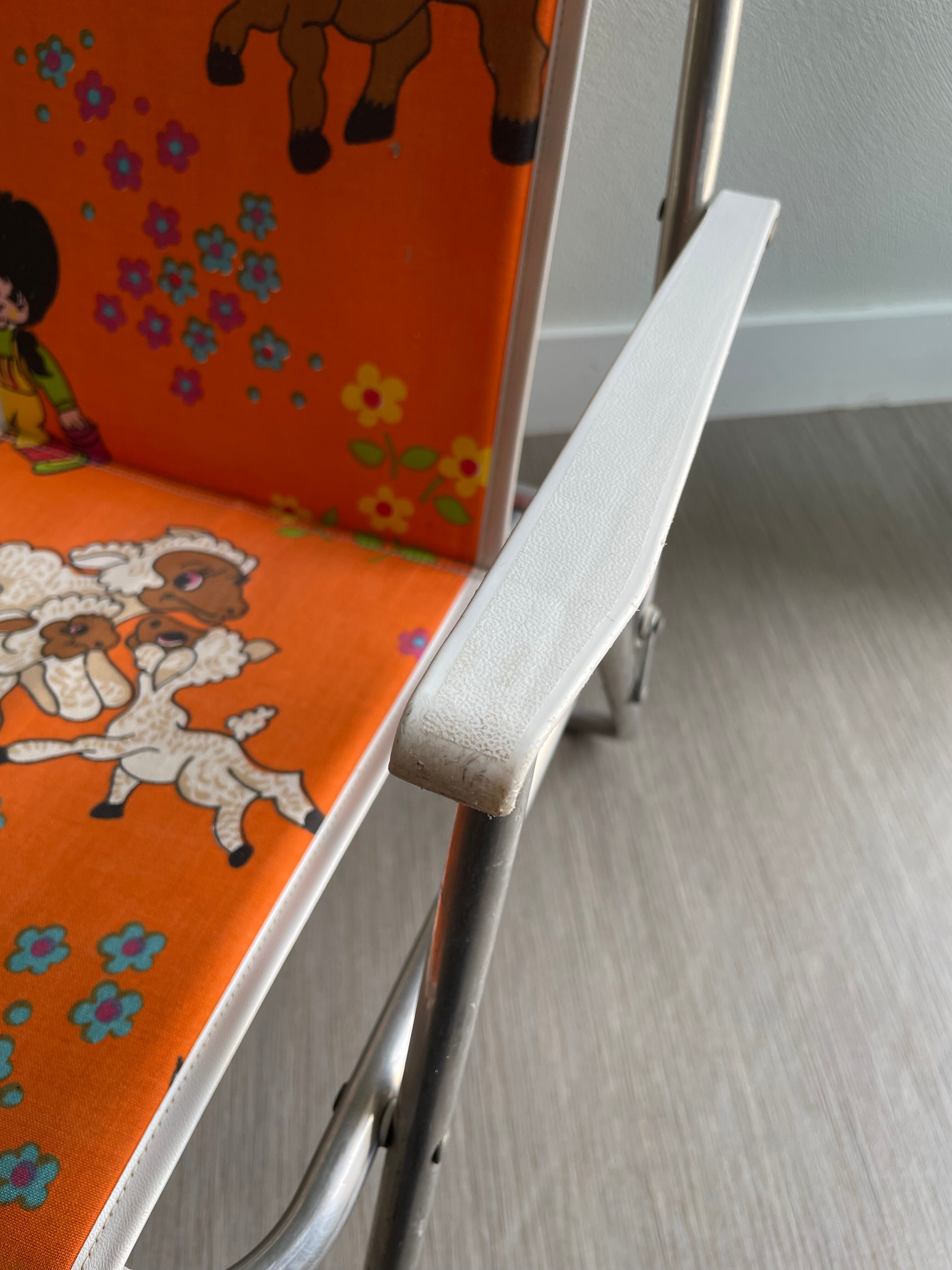 Vintage children's camping chair