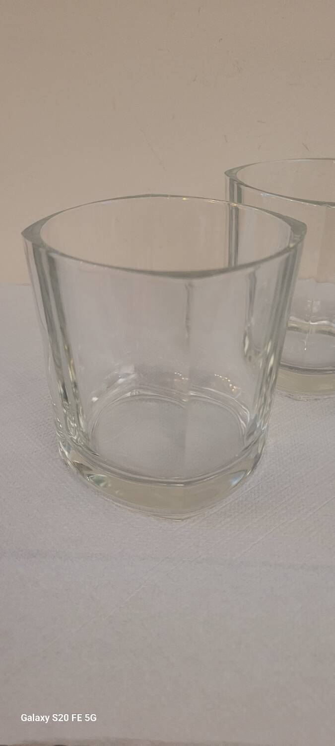 80's whiskey glass